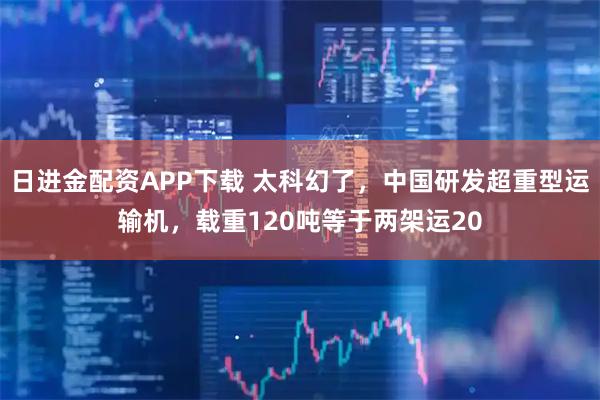 日进金配资APP下载 太科幻了，中国研发超重型运输机，载重120吨等于两架运20